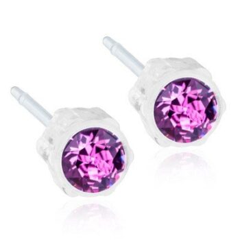 Amethyst 4mm 1 paar