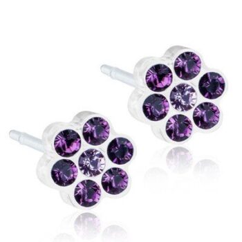 Daisy Amethyst/Light Amethyst 5mm 1 paar