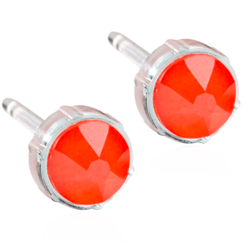 Electric Orange Swarovski kristall 6mm