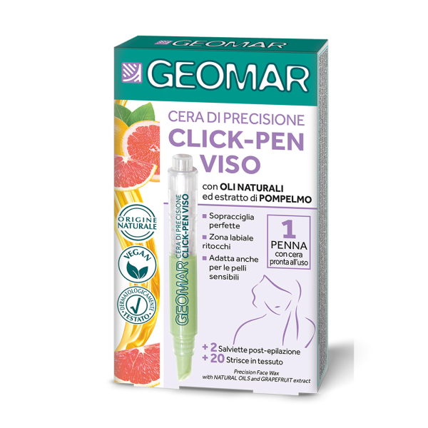 Geomar professionaalne näo täppis-depilatsioonipliiats mandliõli ja greibi ekstraktiga