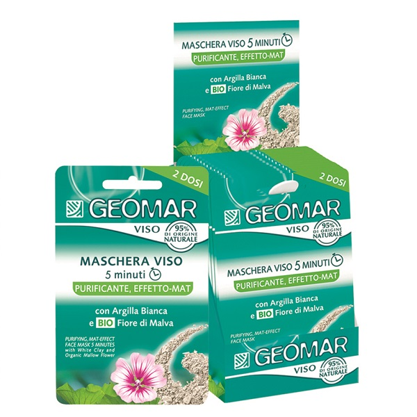 Geomar puhastav ja matistav näomask Pure Skin 2x7,5ml