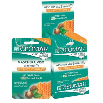 Geomar toitev sametine näomask sheavõi ja mesilaspiimaga 2×7,5ml