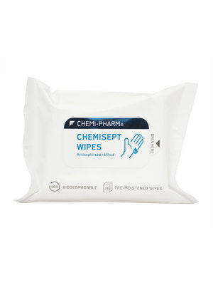 CHEMISEPT WIPES 24 tk  (antiseptilised rätikud kätele)
