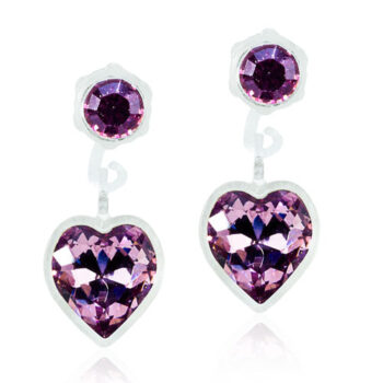 Heart Light Amethyst kristall 4/6mm