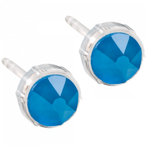 Meditsiiniline plastik 0% niklit Electric Blue neoonsinine kristall 6mm