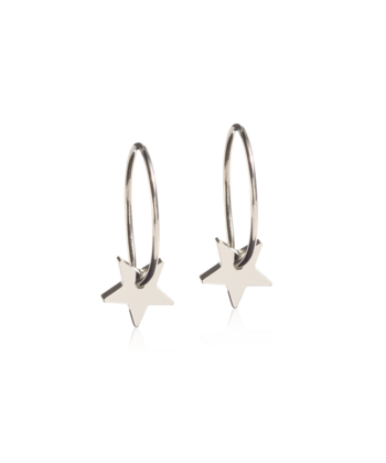 Natural Titanium Pendant Star 14mm rõngas