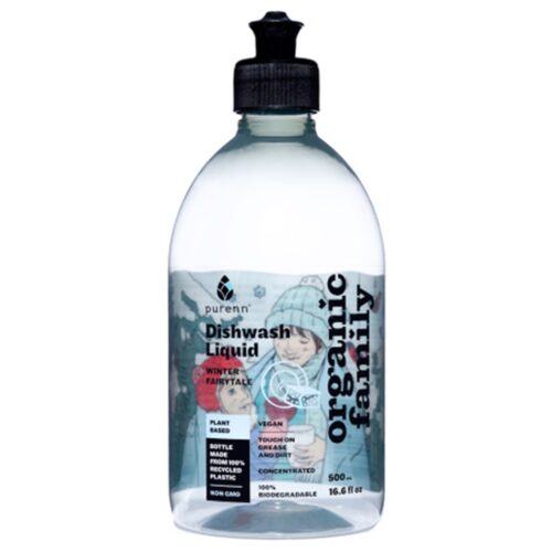 PURENN looduslik lõhnatu puuviljade- ja nõudepesuvahend Winter Fairytale 500 ml