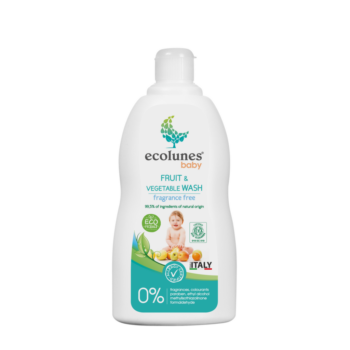 ECOLUNES biolagunev ja lõhnatu puuviljade ja toiduainete pesuvahend 500 ml