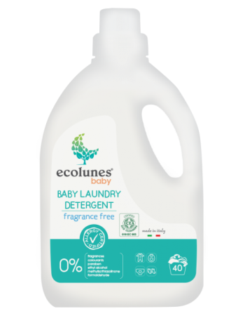 Ecolunes lõhnatu riidepesuvahend beebidele ja allergikutele 1000 ml