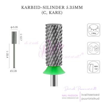 Puuriotsik karbiid-silinder 5.35mm C (UNCOATED)