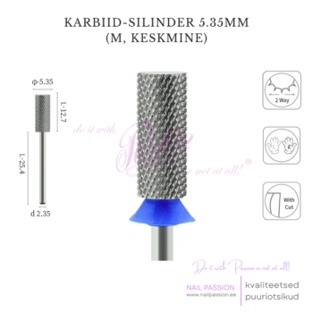 Puuriotsik karbiid-silinder 5.35mm M (UNCOATED)