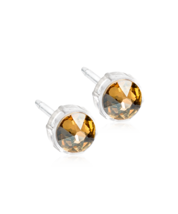 Meditsiiniline plastik 0% niklit Golden Shadow kuldne kristall 6mm