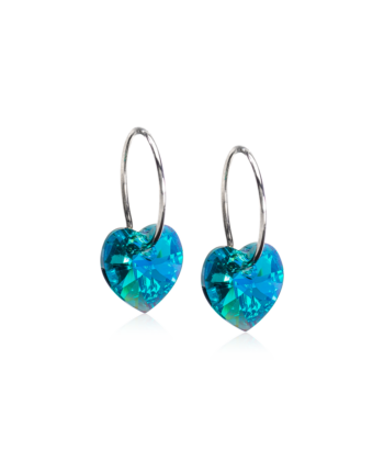 Naturaalne titaan Heart Turquoise türkiis süda kristall 14mm rõngas
