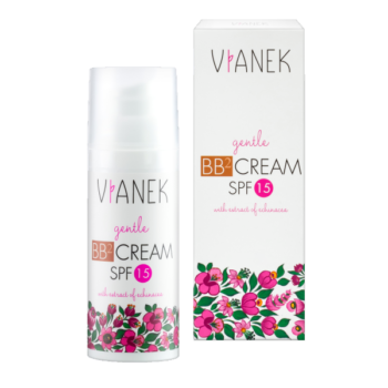 Vianek Gentle niisutav SPF 15 päikesekaitsega päevane BB2 näokreem (tume) 50ml (EXP date 06.2024)