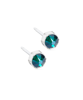 Meditsiiniline plastik niklivaba Emerald tumeroheline kristall 6mm