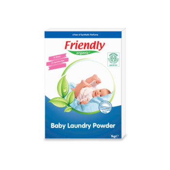 FRIENDLY ORGANIC pesupulber tundlikule nahale ja beebiriiete pesuks, 1 kg
