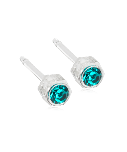 Niklivaba Blue Zircon sinine tsirkoon kristall 4mm