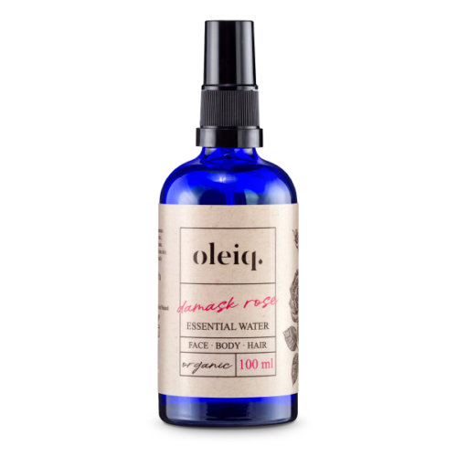 OLEIQ toitev ja rahustav Damaskuse roosi eeterlik vesi 100ml