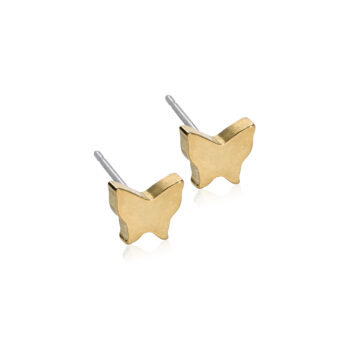 Golden Titanium Butterfly kullatud titaan liblikas 8mm