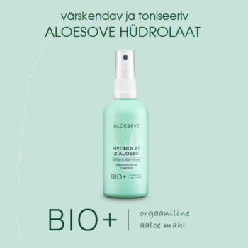 ALOESOVE värskendav aaloe hüdrolaat 100ml (EXP date 03.25)