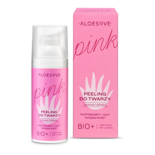 ALOESOVE PINK AHA & PHA happeline näokoorija 50ml
