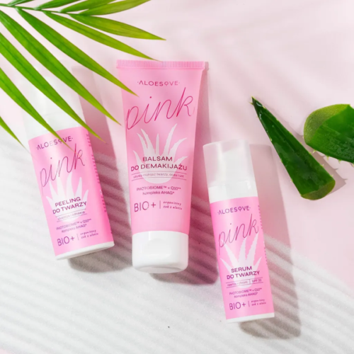 ALOESOVE PINK AHA & PHA happeline näokoorija 50ml