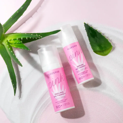 ALOESOVE PINK AHA & PHA happeline näokoorija 50ml
