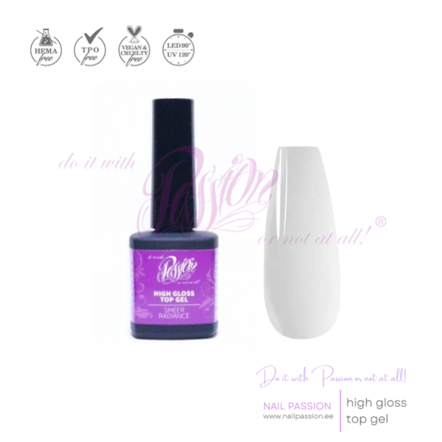 Nail Passion Top Gel Sheer Radiance 15ml