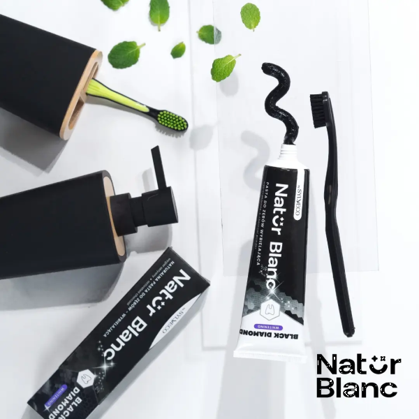 Natur Blanc Black Diamond valgendav hambapasta 100ml