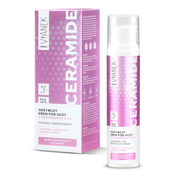 Vianek Hero toitev silmakreem keramiididega 15ml