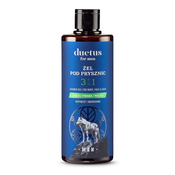 DUETUS for MEN toitev 3in1 dušigeel 300ml
