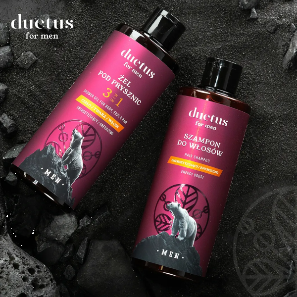 DUETUS for MEN energiat andev 3in1 dušigeel 300ml