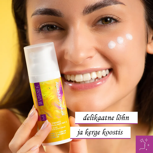 Vianek Prebiotic sära andev näokreem C-vitamiiniga 50ml