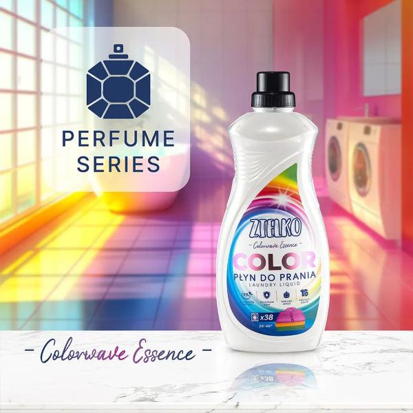 Zielko värviliste riiete pesuvahend Colorwave Essence 1520ml