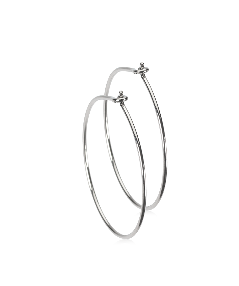 Blomdahl Medical kõrvarõngad Natural Titanium Ear Ring, naturaalne titaan, rõngas 30mm