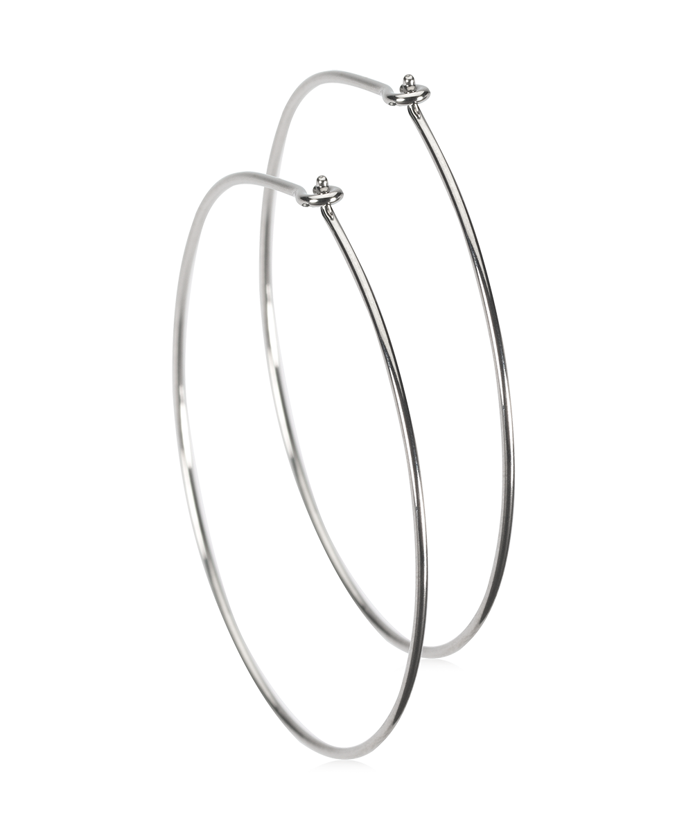 Blomdahl Medical kõrvarõngad Natural Titanium Ear Ring, naturaalne titaan, rõngas 35mm