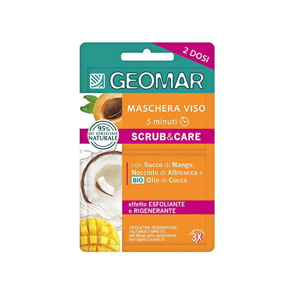 Geomar kooriv ja taastav näomask Scrub & Care