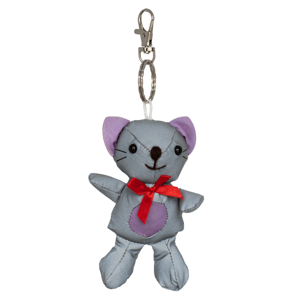 Helkurloom Kass punase lipsuga