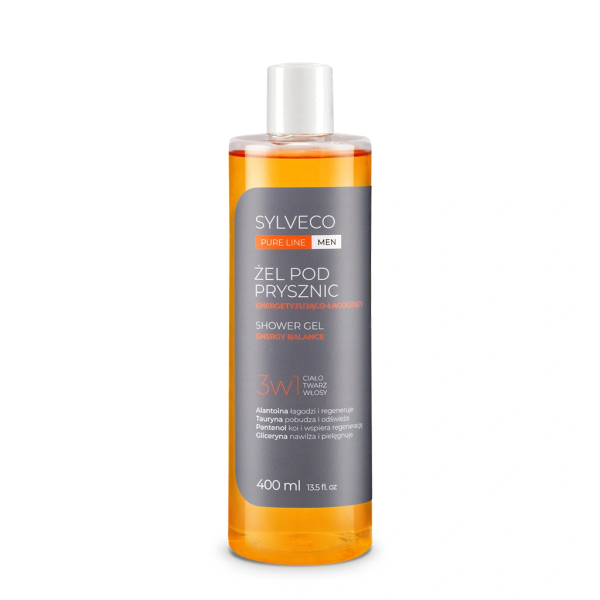 Sylveco Pure Line MEN ergutav ja rahustav 3in1 dušigeel Energy Balance 400ml