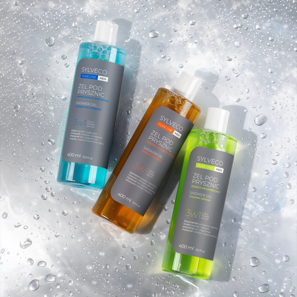 Sylveco Pure Line MEN rahustav ja taastav 3in1 dušigeel Calming Repair 400ml