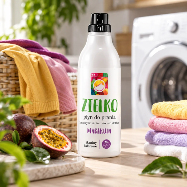 Zielko passionvilja lõhnaga pesuvedelik värvilisele pesule 1000ml